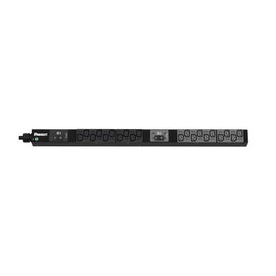 pdu básico para distribución de energía, enchufe de entrada nema l6 30p, con 20 salidas c13, de instalación vertical, 208 vca, 30 amp pdu básico para distribución de energía, enchufe de entrada nema l6 30p, con 20 salidas c13, de instalación vertical, 208 vca, 30 amp
