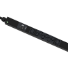pdu monitoreable (mi) para distribución de energía, enchufe de entrada nema l21 30p, con 18 salidas c13 y 6 c19, de instalación vertical, 208 vca, 30 amp
