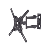 montaje de pared articulado para monitor de 32 55" / soporta hasta 27.2 kg / vesa 400 x 400 / 100 x 100 / acero / separación a pared de 5 cm a 40 cm
