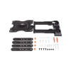 montaje de pared articulado para monitor de 32 55" / soporta hasta 27.2 kg / vesa 400 x 400 / 100 x 100 / acero / separación a pared de 5 cm a 40 cm