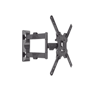 montaje de pared articulado para monitor de 32 55" / soporta hasta 27.2 kg / vesa 400 x 400 / 100 x 100 / acero / separación a pared de 5 cm a 40 cm