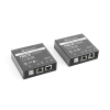 kit extensor ip y poe por cable utp cat5e hasta 500 mts @ 100 mbps