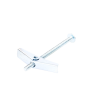 sujetador mariposa de 3/16" x 3" (4.7 x 76 mm).