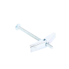 sujetador mariposa de 3/16" x 3" (4.7 x 76 mm).