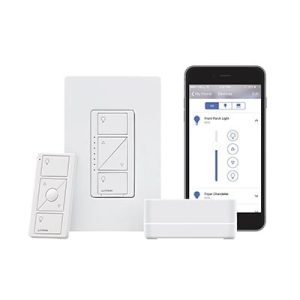 (caseta wireless) kit hub pro controlador, atenuador, control remoto y tapa.