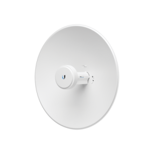 powerbeam airmax ac hasta 330 mbps, frecuencia 2 ghz (2412 2472 mhz), antena tipo plato 18 dbi, radio wi fi de administración