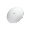 powerbeam airmax ac hasta 450 mbps, frecuencia 5 ghz (5150 5875 mhz) con antena tipo plato de 27 dbi, radomo incluido