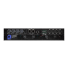 amplificador de audio de alta potencia | 4 x 600w | baja impedancia | 70/100v | dsp integrado | interfaz dante