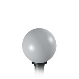 globo de policarbonato blanco para carcasas malta. elemento imprescindible cuando se instala una columna malta.