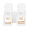 conector tipo push de 2 contactos / para una conexión rápida / puentes de cables