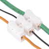 conector tipo push de 3 contactos / para una conexión rápida / puentes de cables