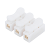 conector tipo push de 3 contactos / para una conexión rápida / puentes de cables