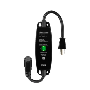 (caseta wireless) plugin interruptor on/off para uso en exterior intemperie ip66, inalámbrico. 15a /120v