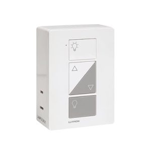(caseta wireless) adaptador inteligente para tomacorriente, seleccione 1 de las 3 funciones, atenuador, apagador ó repetidor señal inalámbrica lutron. 100w led / 300w inc/hal