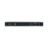 pdu ats (fuente redundante auto transferible) medible, para distribución de energía, 2 entradas 120 vca nema5 15p, con 10 salidas nema 5 15r, horizontal 19in, 1ur