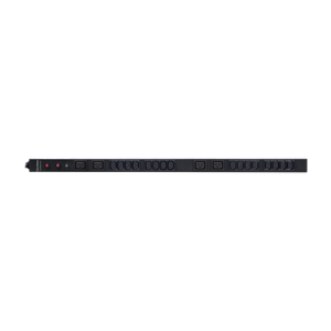 pdu básico para distribución de energía, entrada 200 230 vca nema l6 30p, con 16 tomas c13 y 4 c19, de instalación vertical, 30 amp, 220 vca