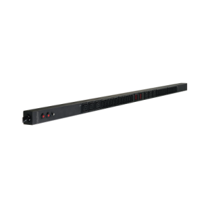 pdu medible, para distribución de energía, entrada 200 230 nema l6 30p, con 24 tomas c13 y 6 tomas c19, de instalación vertical