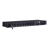 pdu switchable por toma, para distribución de energía, entrada 120 vca nema 5 15p, con 8 salidas nema 5 15r, horizontal 19in, 1ur