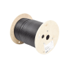 bobina de cable planta externa con gel, de 4 pares, cat6a, blindado f/utp, color negro, 305m