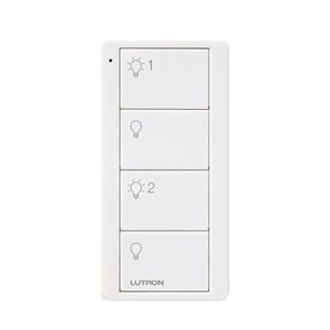 control remoto pico 4 botones 2 grupos de encender/apagar. complemente con un switch on/off o atenuador, caseta, ra2, radiora2