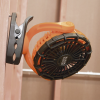 ventilador inalámbrico portátil recargable ideal para el trabajo. montable por pinza o por potentes imanes. incluye cable usb c
