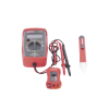 kit básico 3 en 1 con multímetro digital + detector de tensión sin contacto + comprobador de fase gfci