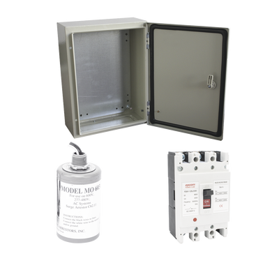 kit de centro de carga trifasico para corriente alterna, breaker de hasta 690 vc de 63 a con supresor de descargas atmosféricas. kit de centro de carga trifasico para corriente alterna, breaker de hasta 690 vc de 63 a con supresor de descargas atmosféricas.