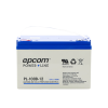 acumulador epcom 12v, 100ah tecnología vrla agm ciclo profundo para aplicaciones fotovoltaicas terminales tipo m6 ( hex )