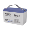 acumulador epcom 12v, 100ah tecnología vrla agm ciclo profundo para aplicaciones fotovoltaicas terminales tipo m6 ( hex )