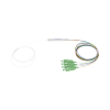 splitter (divisor Óptico) tipo plc, de 1x4, conectores sc/apc de salida