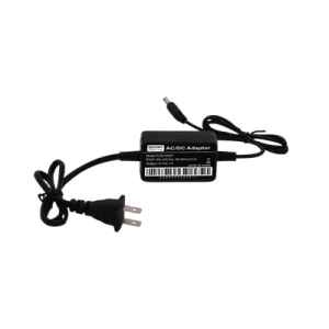 adaptador de pared de 12vcc @ 1 a con cable y clavija nema 1 15 / 0.5 metros a la toma de alimentación / 0.5 metros a la conexión del dispositivo