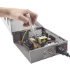 fuente de alimentación de alto rendimiento de 11 15 vcc @ 6 amper, con capacidad de 4 a 8 cámaras , con voltaje de entrada de: 85 264 vca