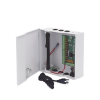 fuente de poder profesional de 12 vcc @ 16 a / para 16 cámaras / con capacidad de batería de respaldo / requiere batería / voltaje de entrada de 96 264 vca