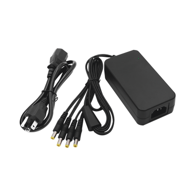 fuente de alimentaci贸n de 4 salidas tipo jack macho de 12 vcc / 5 amper fuente de alimentaci贸n de 4 salidas tipo jack macho de 12 vcc / 5 amper