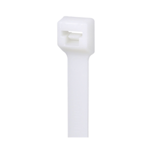 cincho de bloqueo de nylon 6.6, color natural, 142 mm largo x 2.5mm ancho, sección transversal en miniatura, 1000 piezas