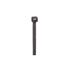 cincho de nylon 6.6 pan ty™, 142mm largo x 2.5mm ancho, color negro, exterior resistente a rayos uv, paquete de 1000pz