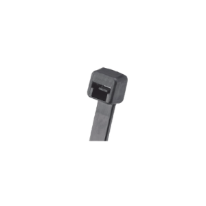 cincho de nylon 6.6 pan ty™, 142mm largo x 2.5mm ancho, color negro, exterior resistente a rayos uv, paquete de 1000pz
