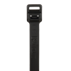 cincho de nylon 6.6, extra resistente, 1019mm largo x 12.7mm ancho, color negro exterior, resistente a rayos uv, paquete de 25 piezas
