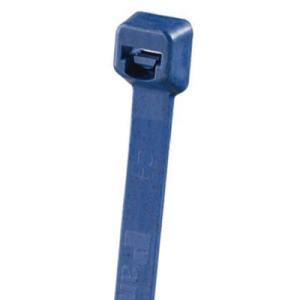 cincho pan ty® 203mm largo x 3.4mm ancho, intermedio de polipropileno y metal detectable, color azul oscuro. 100 piezas