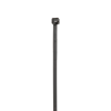 cincho de nylon 6.6, de 203mm largo x 3.6mm ancho, color negro. paquete de 1000 piezas