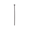 cincho de nylon 6.6 de bloqueo, 203 mm largo x 2.5mm ancho, color negro, exterior resistente a rayos uv, paquete de 100pz
