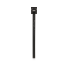 cincho de nylon 6.6 de bloqueo, 203 mm largo x 2.5mm ancho, color negro, exterior resistente a rayos uv, paquete de 1000pz