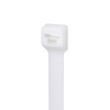 cincho de nylon 6.6 de bloqueo, 188 mm largo x 4.8mm ancho, color natural, interior, paquete de 1000pz