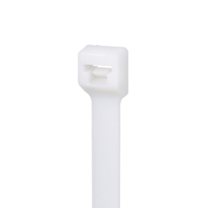 cincho de nylon 6.6 de bloqueo, 188 mm largo x 4.8mm ancho, color natural, interior, paquete de 1000pz