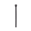 cincho de nylon 6.6, color negro, 290 mm largo x 3.7mm ancho, sección transversal intermedia, paquete de 100 piezas