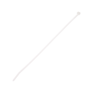 cincho de nylon 6.6, color natural, 292 mm largo x 4.8mm de ancho, sección transversal estándar, paquete de 1000 piezas