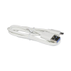 cable programador y cargador usb a micro usb color blanco