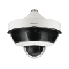 cámara ip multisensor 8 20 mp (4 sensores de 2 o 5 mp) lentes intercambiables con ptz 2 mp 32x / hasta 5 tarjetas sd de 256 gb / wdr de hasta 150db / ip66 / ik10