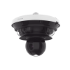 cámara ip multisensor 34mp (4 sensores 4k) con lentes motorizados / ptz 2 mp 40x / hasta 2 tarjetas microsd de 512gb / wdr de hasta 150db / ip66 / ik10 / autoseguimiento / inteligencia artificial para eventos