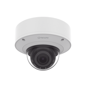cámara domo 2mp solid edge / wisenet wave embebido / antivandalica / lente motorizado de 4.38 a 9.33mm / p iris / wdr 120db / 1tb ssd / ip66, ip67, ik10+, nema4x, ip6k9k